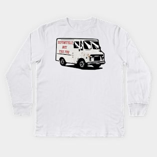 Definitely not the FBI rusty surveillance van funny Kids Long Sleeve T-Shirt